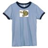 Bella Women's Heather Ringer T-Shirt Thumbnail