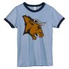 Bella Women's Heather Ringer T-Shirt Thumbnail