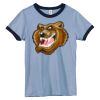 Bella Women's Heather Ringer T-Shirt Thumbnail