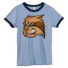 Bella Women's Heather Ringer T-Shirt Thumbnail