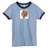 Bella Women's Heather Ringer T-Shirt Thumbnail