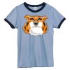 Bella Women's Heather Ringer T-Shirt Thumbnail