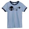 Bella Women's Heather Ringer T-Shirt Thumbnail