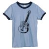 Bella Women's Heather Ringer T-Shirt Thumbnail