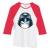 Bella Women's Baby Rib Contrast 3/4-Sleeve Raglan T-Shirt  Thumbnail