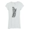 Bella Women's Sheer Rib Longer-Length T-Shirt Thumbnail